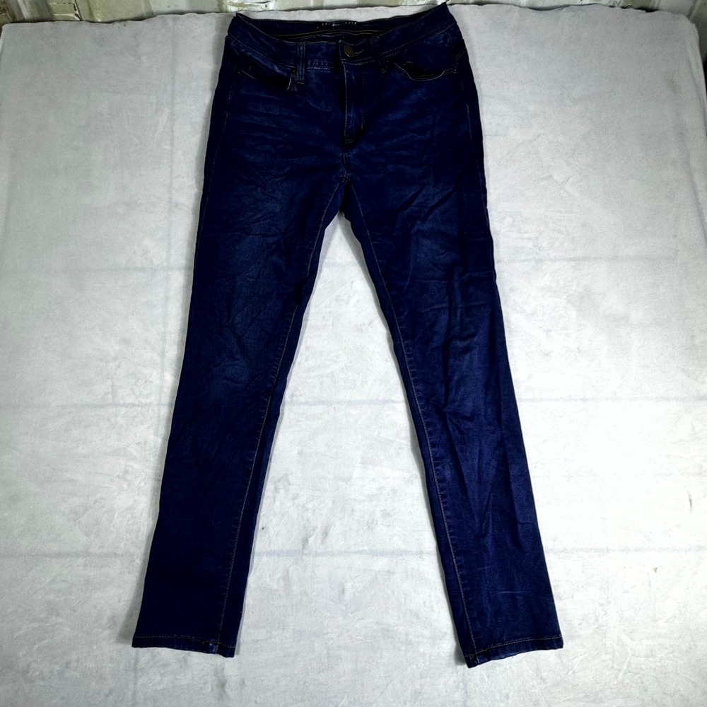 Ci Sono Jeans Womens 9/28 Blue Denim Classic Slim Fit Skinny Leg Casual Travel